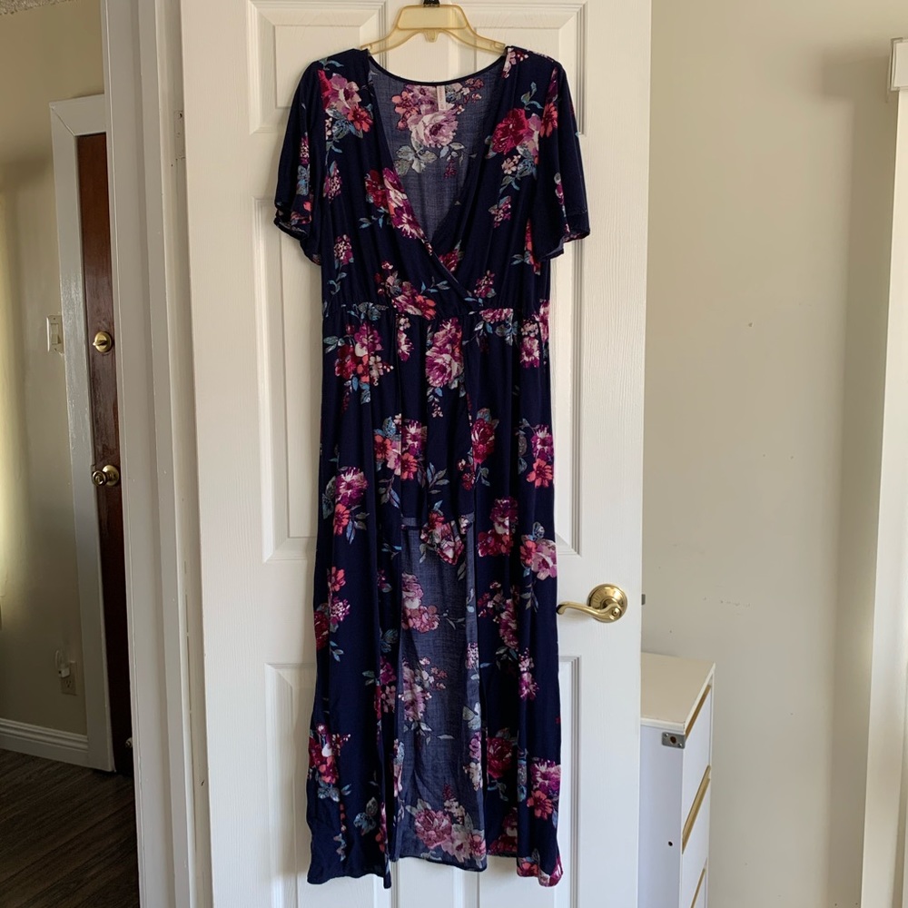 Xhilaration Floral Romper With Skirt